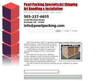 Tablet Screenshot of pearlpacking.com
